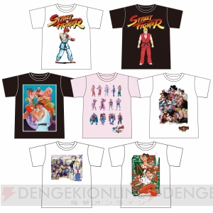 『ストリートファイター』×テラソウルコラボTシャツ発売。初代リュウ・ケンなど歴代シリーズが登場