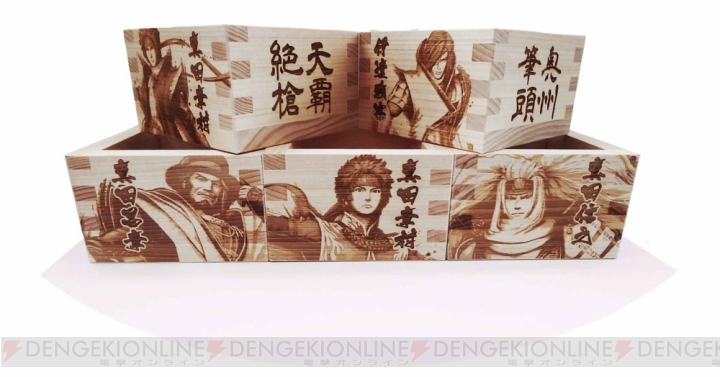 『戦国BASARA 真田幸村伝』幸村や政宗などが描かれた枡が全94種で発売。和テイストのデザインはインテリアに最適