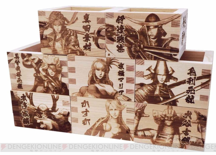 『戦国BASARA 真田幸村伝』幸村や政宗などが描かれた枡が全94種で発売。和テイストのデザインはインテリアに最適