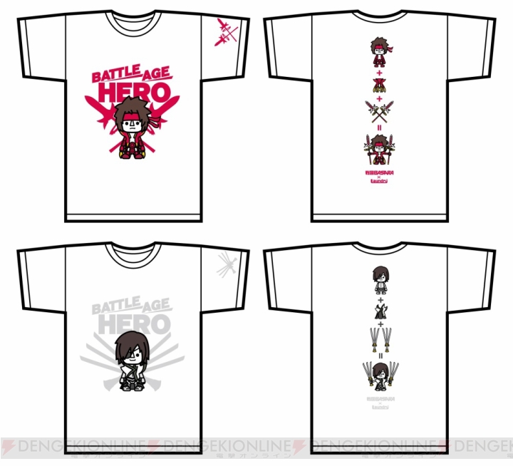 『戦国BASARA』×LAUNDRYのコラボTシャツ発売。真田幸村と伊達政宗がデフォルメ姿で登場