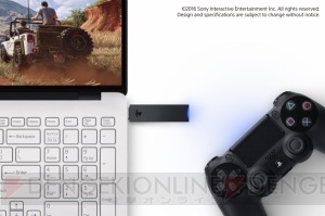 PC向けPS Nowが発表。DUALSHOCK4をパソコンに無線接続できるUSBワイヤレスアダプターも