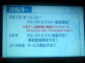 “コアエッジ発表会”