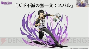 エミリアとレムは水、ラインハルトは炎。『リゼロ』『ディバゲ』コラボのステータス判明
