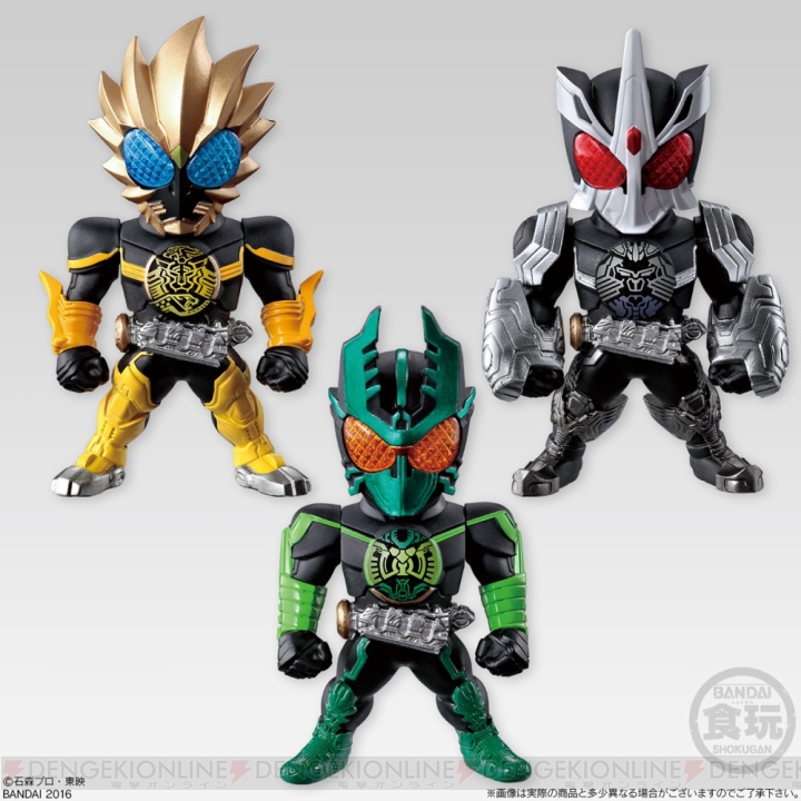 『仮面ライダーOOO』の“コンボチェンジ”を再現できるフィギュア登場。“スーパータトバ”も立体化