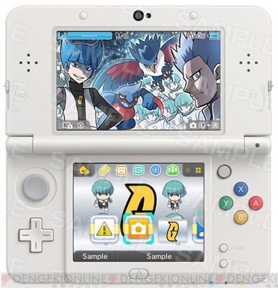 ポケモン ロケット団とギンガ団の3dsテーマ配信開始 イラストはありがひとし氏描き起こし 電撃オンライン