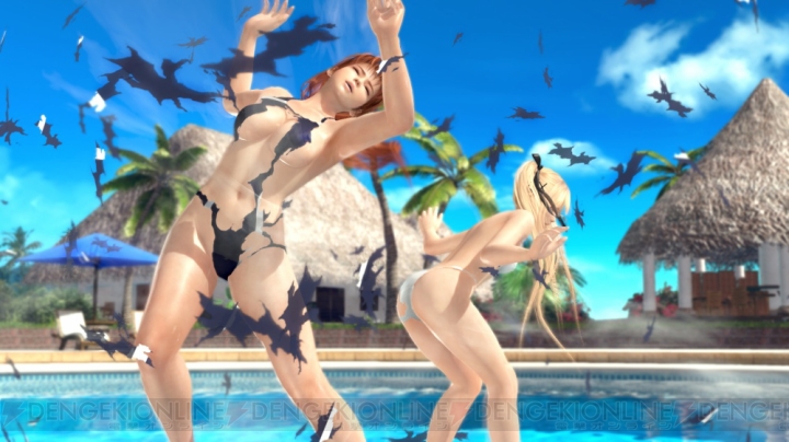 『DOAX3』×『競女!!!!!!!!』コラボ水着登場。激しいバトルによる水着破壊も再現