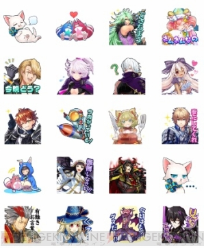 白猫プロジェクト Lineスタンプ配信中 人気キャラクターの名言が満載にゃ 電撃オンライン