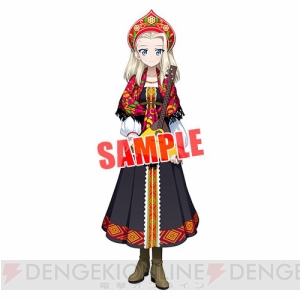 アプリ版『ガルパン』クラーラが民族衣装やフィギュアスケート姿で登場