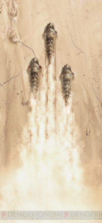 『ゾイド』3機編成で進軍中のモルガをとらえた空撮画像が公開。目指す先にあるものとは？