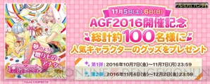 バンダイAGF2016開催記念キャンペーン