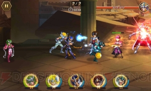 『聖闘士星矢』がスマホ用アクションRPGに。プレイヤー同士の対戦も可能