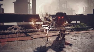 『NieR：Automata』のバトルシステムを公開。ポッドの強化や各種アクションなどの情報もお届け