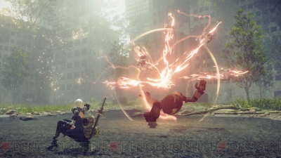 Nier Automata のバトルシステムを公開 ポッドの強化や各種アクションなどの情報もお届け 電撃オンライン
