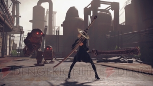 『NieR：Automata』のバトルシステムを公開。ポッドの強化や各種アクションなどの情報もお届け