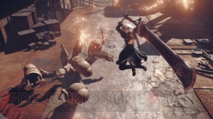 『NieR：Automata』のバトルシステムを公開。ポッドの強化や各種アクションなどの情報もお届け