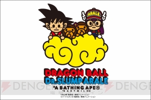 『ドラゴンボール』×『アラレちゃん』×“A BATHING APE”のコラボTシャツが登場