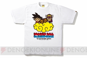 『ドラゴンボール』×『アラレちゃん』×“A BATHING APE”のコラボTシャツが登場