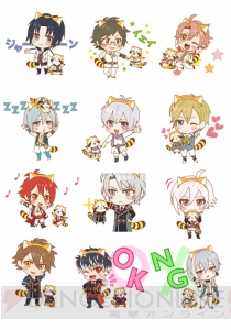 『アイナナ』とラスカルが「ラスカリッシュセブン」を結成！ モフモフ耳がかわいいLINEスタンプが配信開始