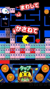 パックマンをタワーの頂上に導くおちものパズルゲーム『パックマンムゲンタワー』が配信中