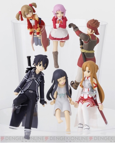 SAO』アインクラッド編のキリトやアスナ、ユイ、シリカたちをコップのフチに飾れる商品が登場 - 電撃オンライン