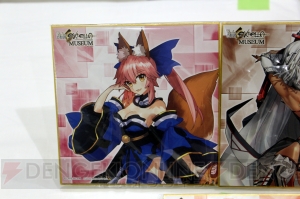 明日から開幕する“『Fate/EXTELLA』MUSEUM”の模様をお届け。グッズの写真も掲載