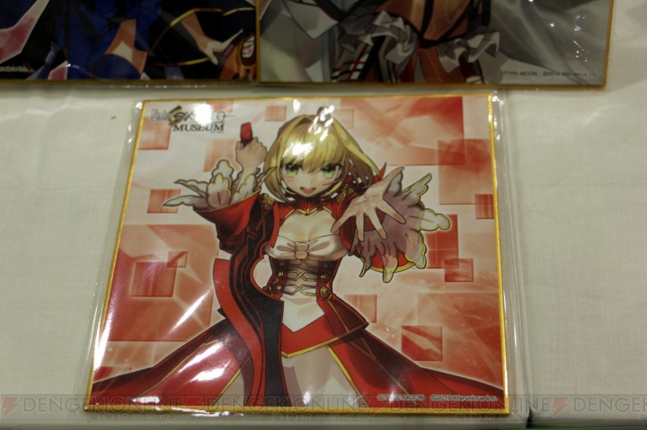 明日から開幕する“『Fate/EXTELLA』MUSEUM”の模様をお届け。グッズの写真も掲載