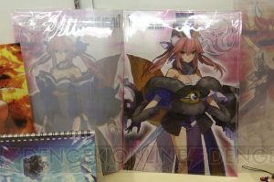 明日から開幕する“『Fate/EXTELLA』MUSEUM”の模様をお届け。グッズの写真も掲載