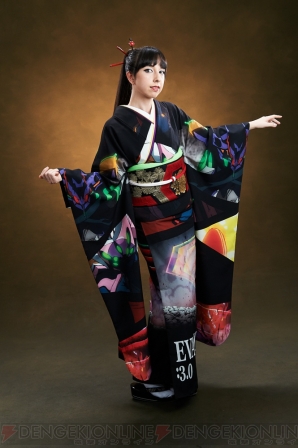 『EVANGELION × Full Graphic Kimono』