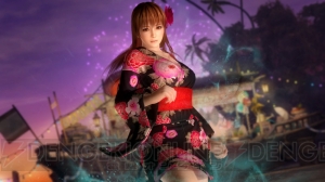 『DOA5 LR』ハッピー浴衣コスチューム登場。衝撃を受けると襟元や裾が大胆にはだける