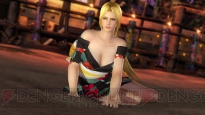 『DOA5 LR』ハッピー浴衣コスチューム登場。衝撃を受けると襟元や裾が大胆にはだける