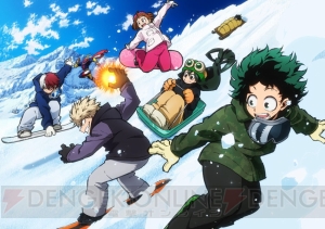 アニメ『ヒロアカ』緑谷出久や爆豪勝己、轟焦凍たちがスノボウェアに。新宿マルイアネックスで“冬コラボ”実施