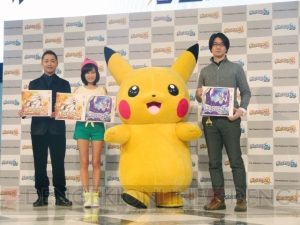 『ポケモン サン・ムーン』発売イベントで小島瑠璃子さんとピカチュウが“Zワザ”パフォーマンスを披露