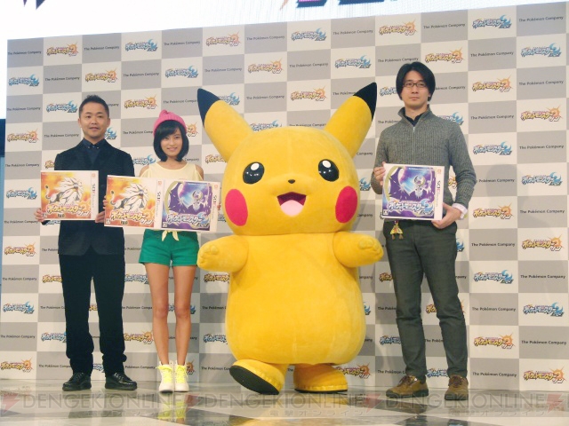 『ポケモン サン・ムーン』発売イベントで小島瑠璃子さんとピカチュウが“Zワザ”パフォーマンスを披露