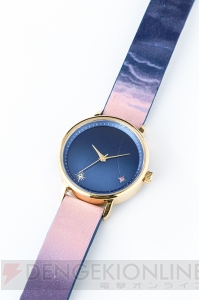 『君の名は。』東京と糸守の風景が1面ずつプリントされたコラボ傘が登場。組紐は三葉の髪飾りをイメージ