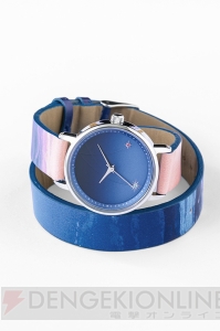 『君の名は。』東京と糸守の風景が1面ずつプリントされたコラボ傘が登場。組紐は三葉の髪飾りをイメージ