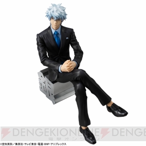 『銀魂』黒スーツ姿の銀さんフィギュア登場。付属の黒縁メガネが大人の魅力＆デキる男のオーラを演出