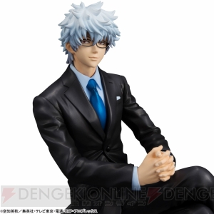 『銀魂』黒スーツ姿の銀さんフィギュア登場。付属の黒縁メガネが大人の魅力＆デキる男のオーラを演出