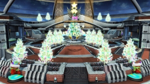 『PSO2』クリスマスロビーでアークスボールが雪玉に変身。ACスクラッチにサンタコスチューム登場