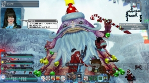 『PSO2』クリスマスロビーでアークスボールが雪玉に変身。ACスクラッチにサンタコスチューム登場