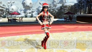 『PSO2』クリスマスロビーでアークスボールが雪玉に変身。ACスクラッチにサンタコスチューム登場