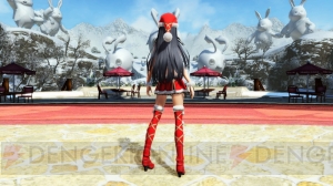 『PSO2』クリスマスロビーでアークスボールが雪玉に変身。ACスクラッチにサンタコスチューム登場