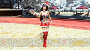 『PSO2』クリスマスロビーでアークスボールが雪玉に変身。ACスクラッチにサンタコスチューム登場