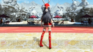 『PSO2』クリスマスロビーでアークスボールが雪玉に変身。ACスクラッチにサンタコスチューム登場