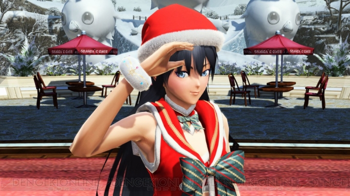 『PSO2』クリスマスロビーでアークスボールが雪玉に変身。ACスクラッチにサンタコスチューム登場