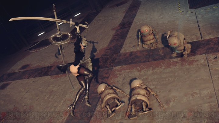 『NieR：Automata』体験版は12月22日配信。2Bは人類の遺した工場廃墟へと進攻する