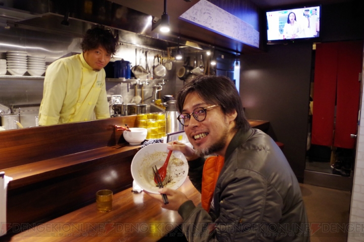 秋葉原の『龍が如く6』コラボ麺を横山昌義プロデューサーが絶賛。桐生一馬をイメージしたラーメンの味は!?