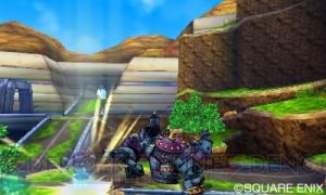『DQM ジョーカー3 プロフェッショナル』巨大モンスターにライド可能。ライド攻撃で敵を一掃できる