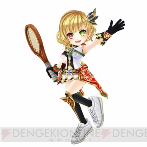 『白猫テニス』クリスマス衣装のアイラとシャルロットが登場。聖夜の光焔の御子が降臨！