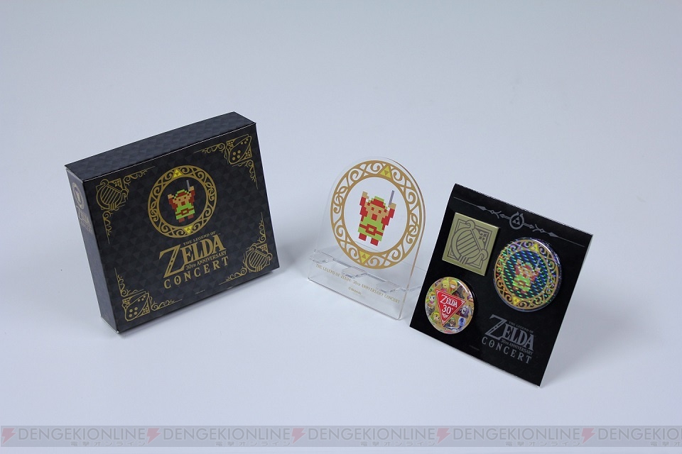 CD『ゼルダの伝説 30周年記念コンサート』の封入特典“CDスタンド”と“缶