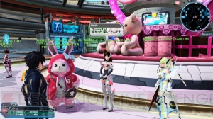 『PSO2』ロビーがバレンタイン仕様に。RINAたちがショップエリアに再登場